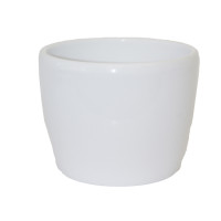 Set4 Keramik Blumentopf Venus weiß+Bewässerungs-Set für Hydropflanzen