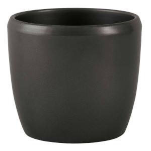 Set4 Keramik Blumentopf Venus dunkelsilber+Bewässerungs-Set für Erdpflanzen