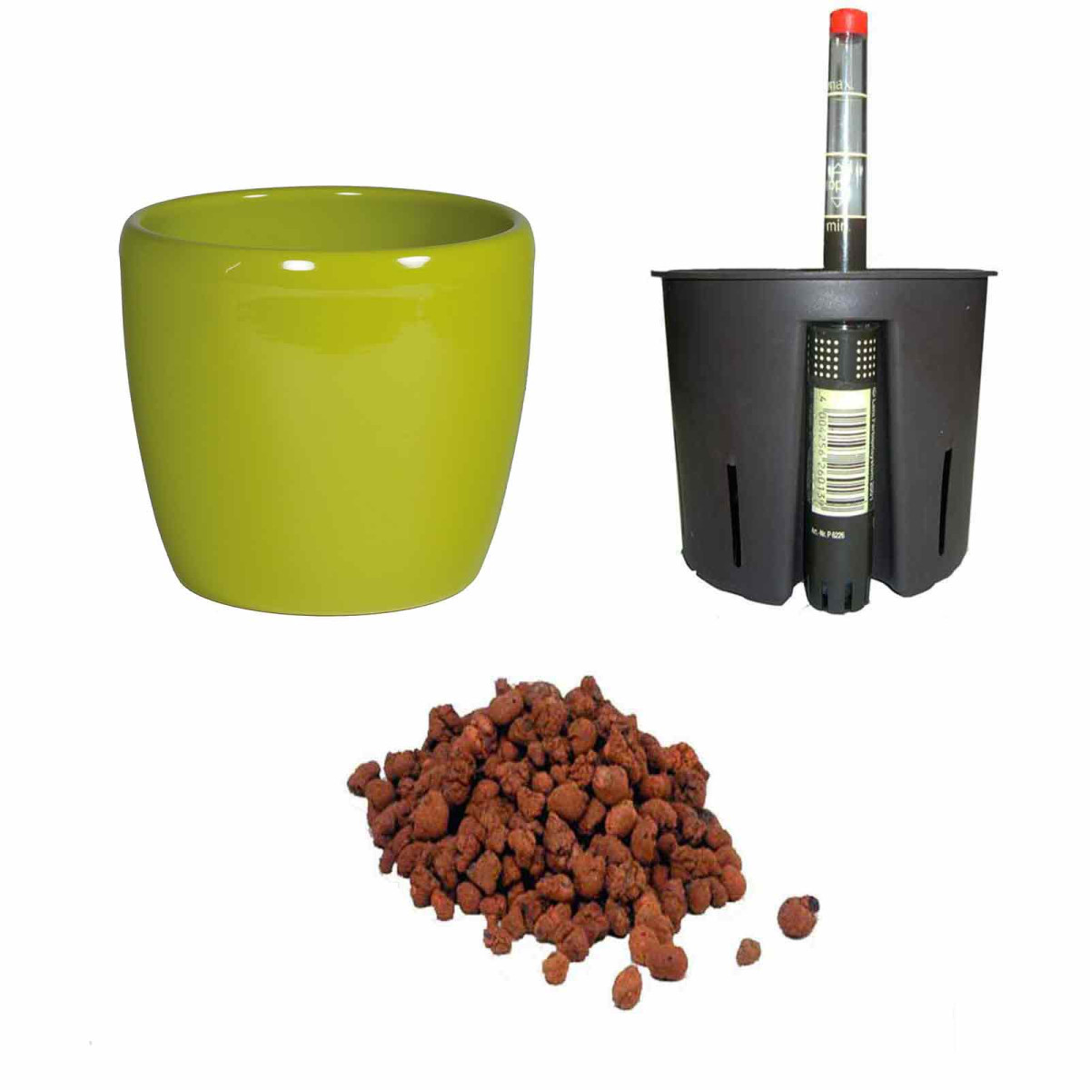 Set4 Blumentopf Venus schilfgrün 22/19 Ø 25cm...