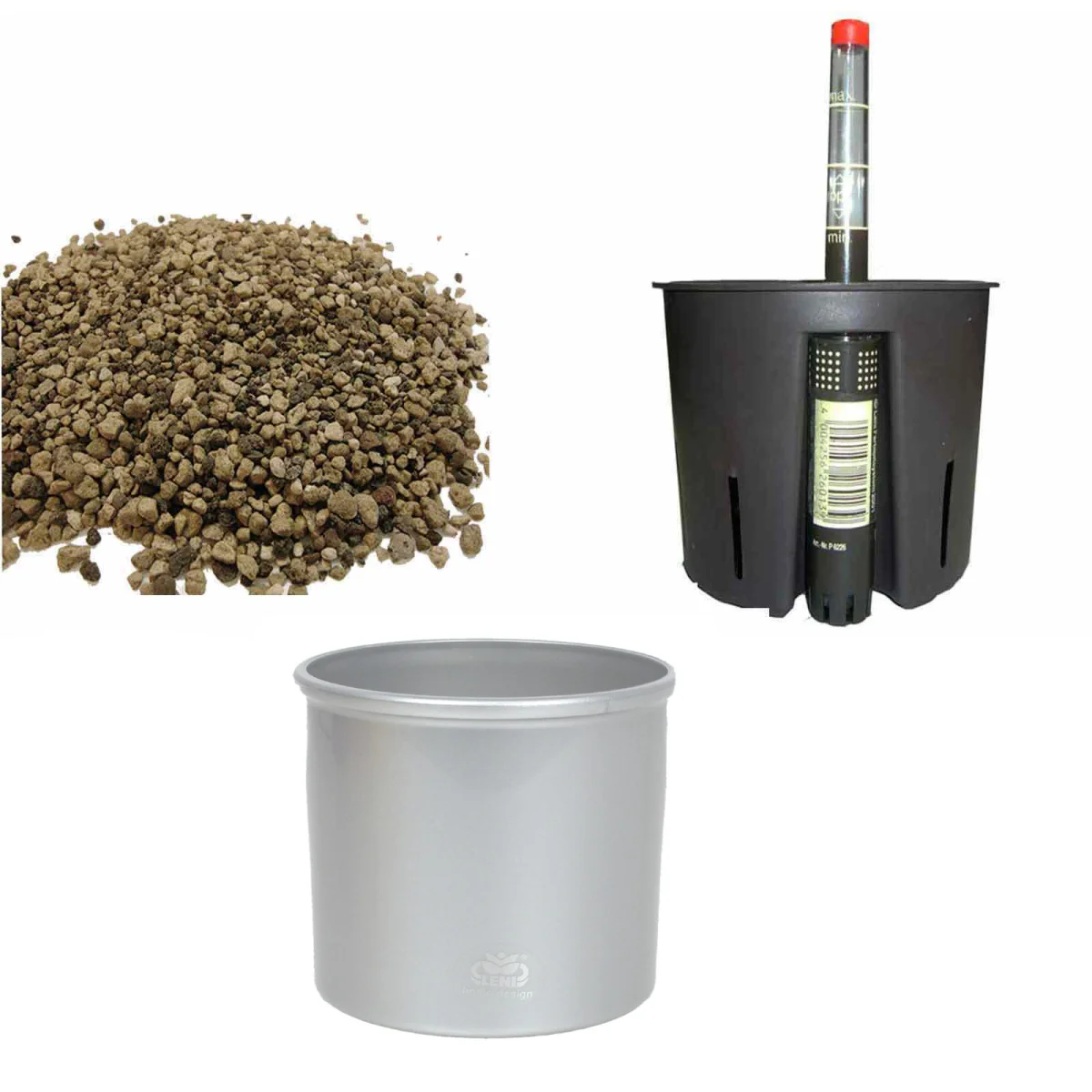 Set4 Kunststoff Blumentopf Corona...