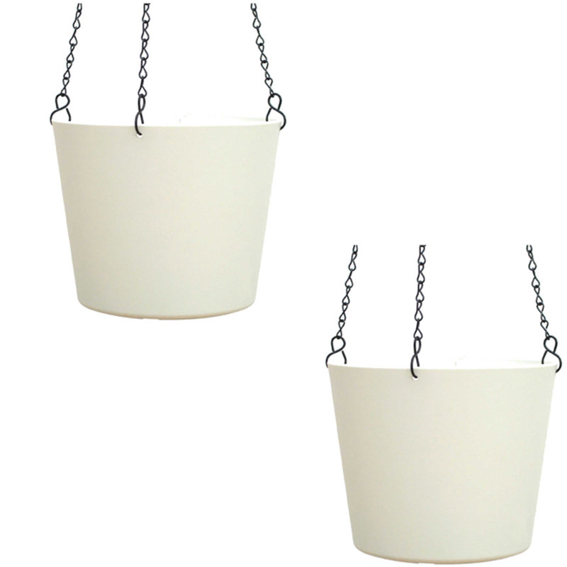 Set2 Kunststoff Ampel Flori 24 weiss Ø 24.0cm...