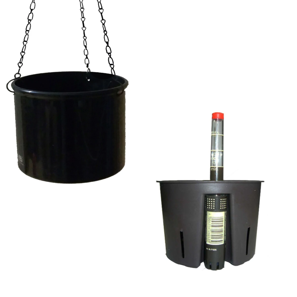 Set3 Kunststoff Hydro Ampel Corona schwarz mit...