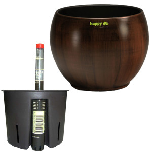 Set3 Keramik Hydro Blumentopf Bali &Oslash;20cm+Kulturtopf+WA