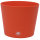 Set4 4 teilig Blumentopf Flori Ø 16 orange + Kulturtopf + Wasserstandsanzeiger für Erdpflanzen