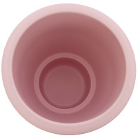 B Ware Keramik Blumentopf Rhodos für Orchideen silver pink H 17 cm