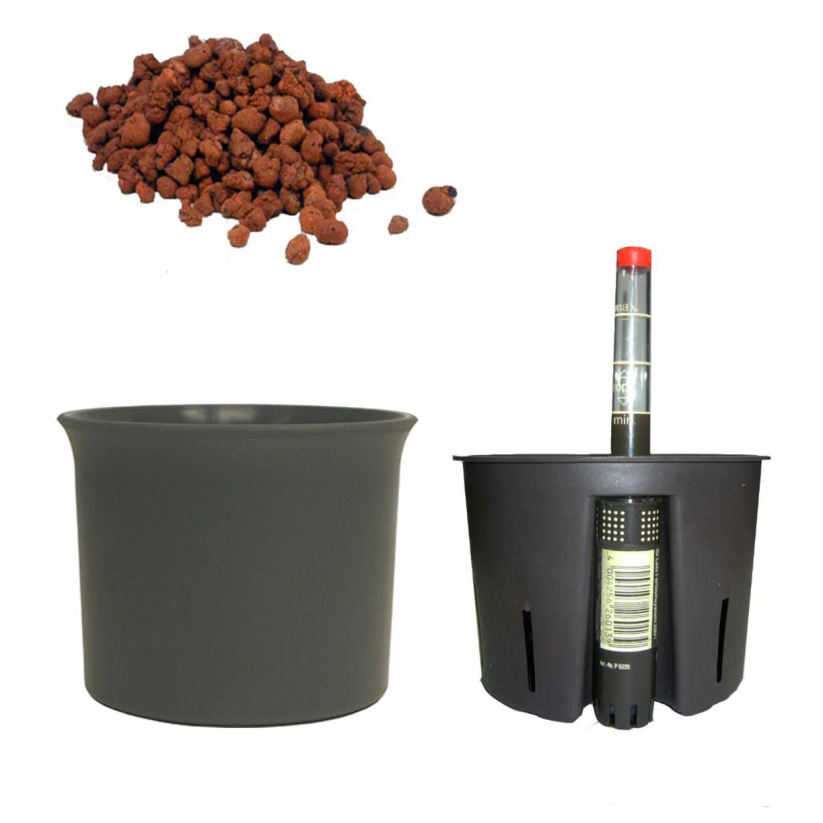 Set4 Hydro Blumentopf Atlas 09/07 anthrazit Ø 09.5...