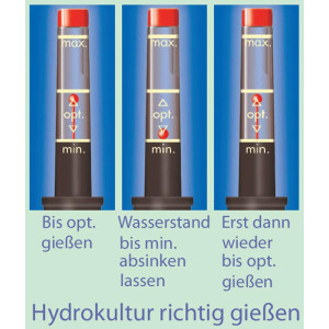 Wasserstandsanzeiger Hydrokultur Blumentopf Pflanztiefe...