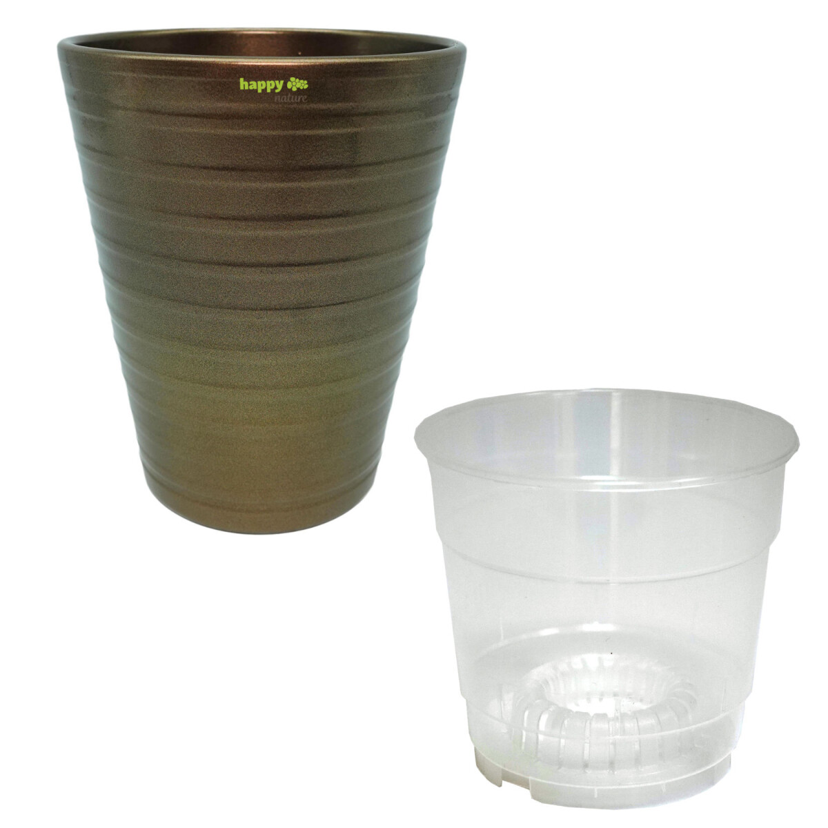 Set 2-teilig Keramik Blumentopf Venedig für Orchideen b