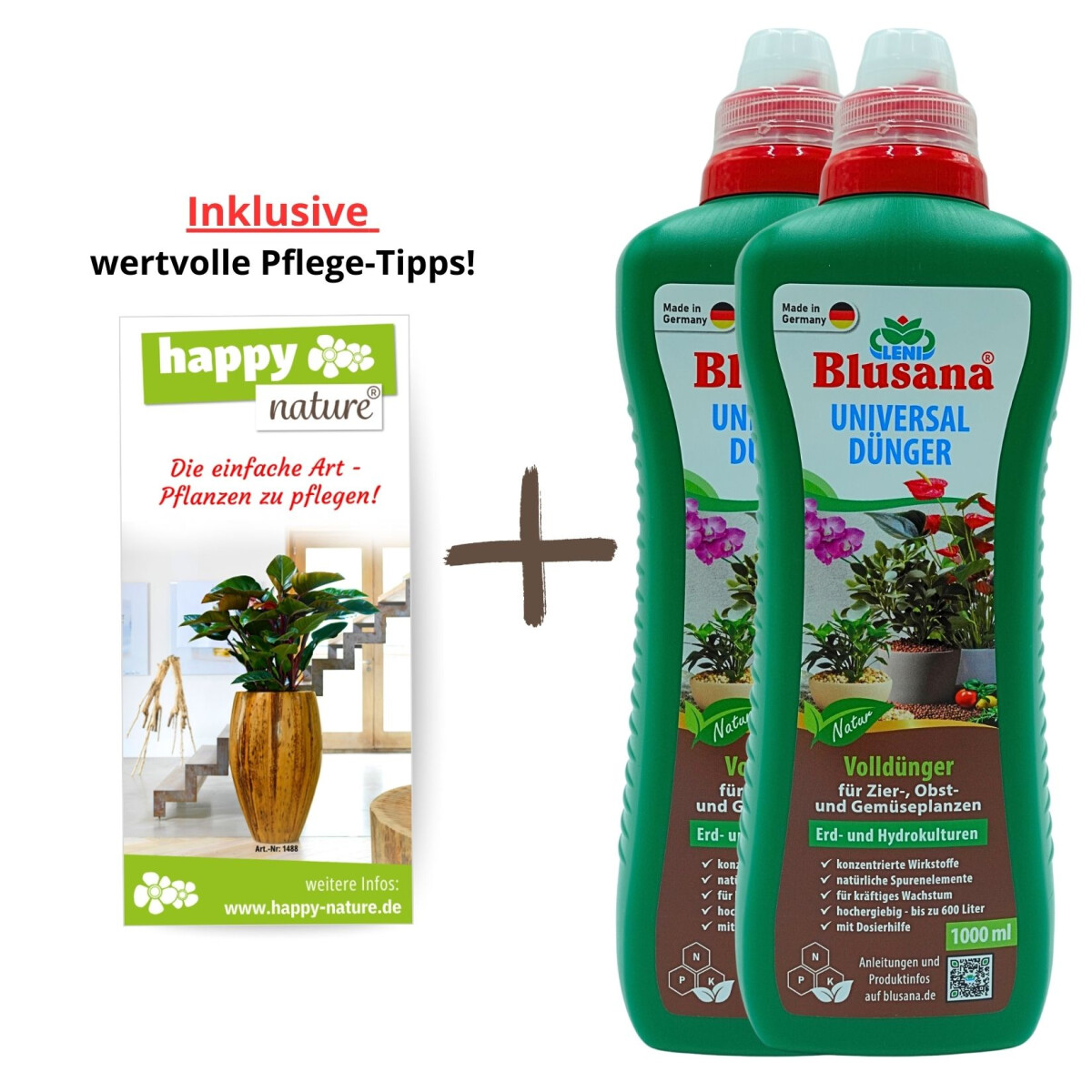 Set Flüssigdünger Blusana Universal Hydrokultur...