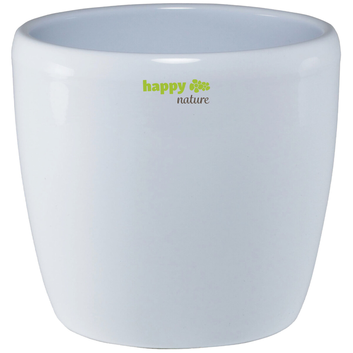happy nature Hydro Keramik Blumentopf Venus weiß