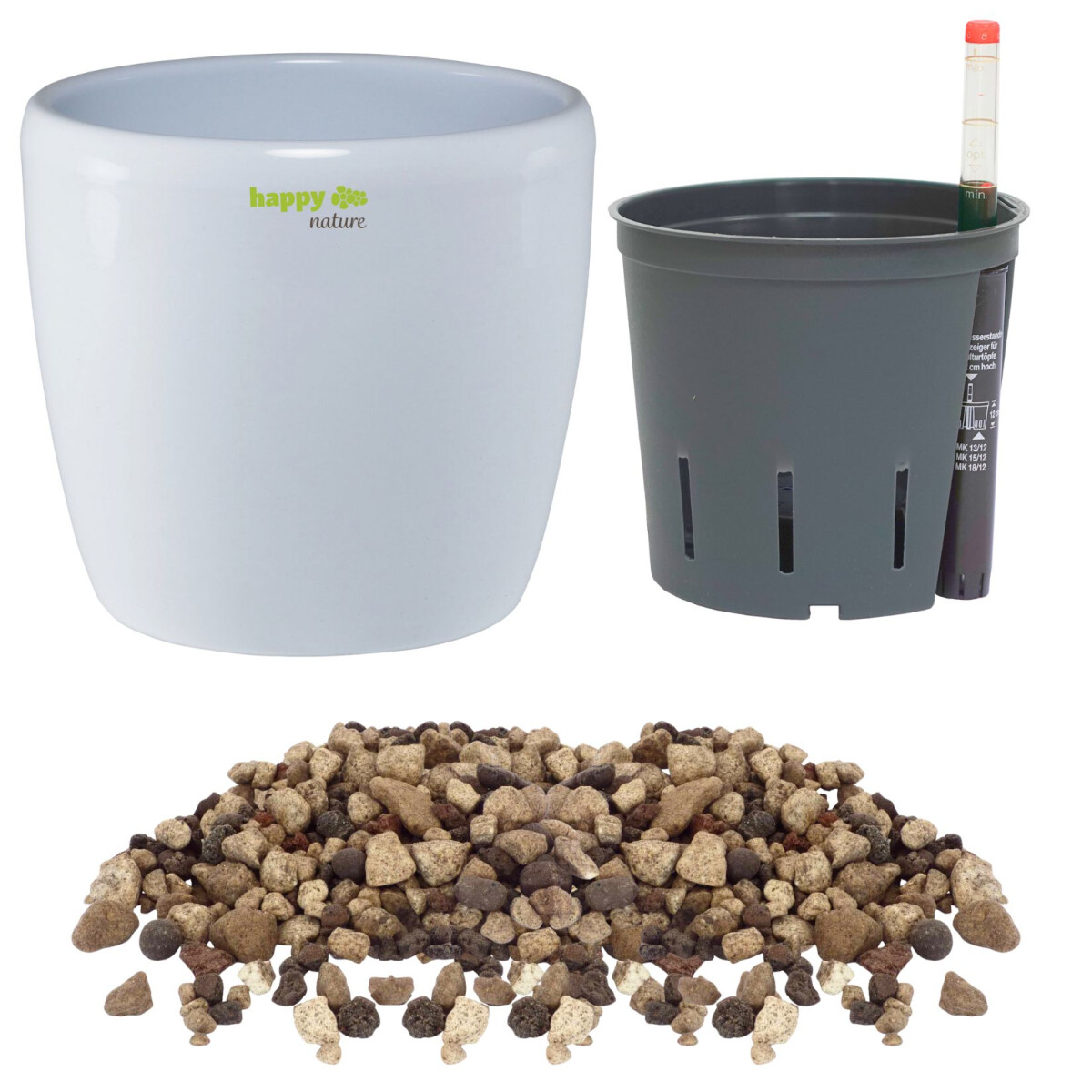 happy nature Set 4-teilig Keramik Blumentopf Venus...