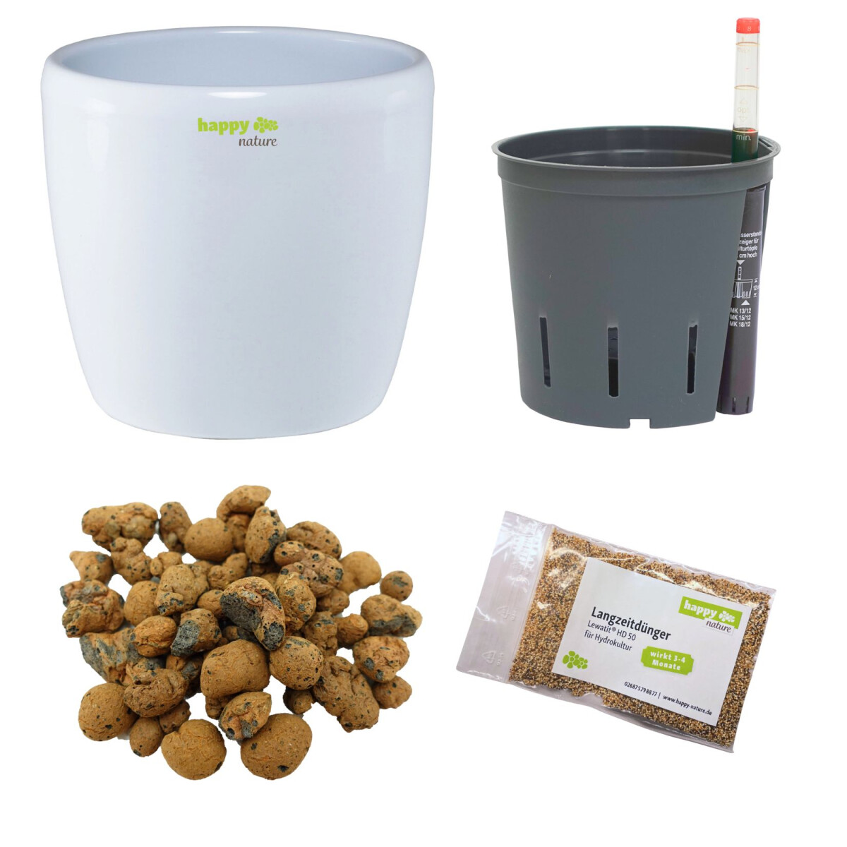 happy nature Set 5-teilig Keramik Blumentopf Venus...