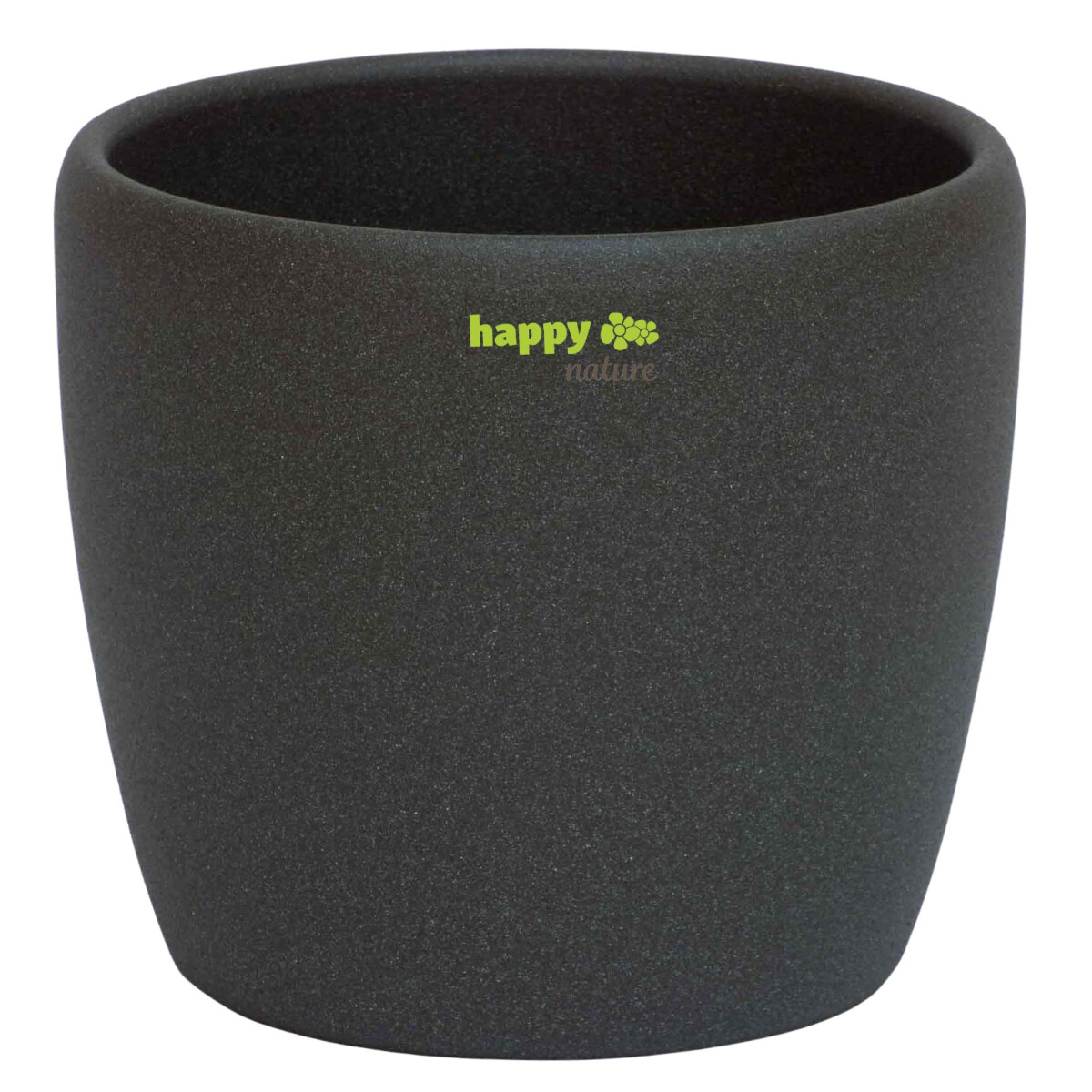 happy nature Hydro Keramik Blumentopf Venus dunkelgrau...