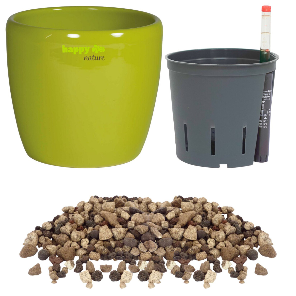 happy nature Set 4-teilig Keramik Blumentopf Venus...